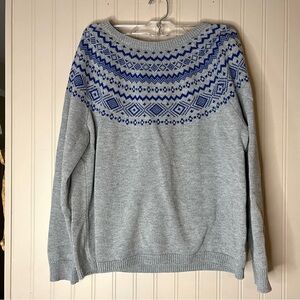 Talbots Fair Isle Multicolored Women’s Sweater Size XLp